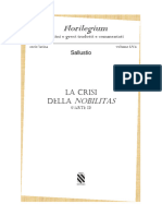 Florilegium 55 2 Sallustio - La Crisi Della Nobilitas - Parte II