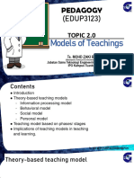 Topic 2 - Model of Teaching - B