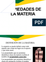 Materia - Propiedades - Fisicas, Camnios Fsicos y Quimicos