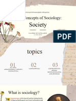 სოციოლოგიის ძირითადი ცნებები: საზოგადოება