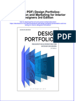 Design Portfolios Presentation and Marketing For Interior Designers 3Rd Edition Full Chapter