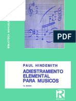 Adiestramiento Elemental para Músicos - Paul Hindernith