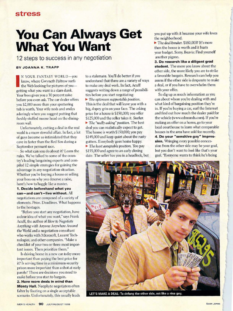 HBR GUIDE TO NEGOTIATING PDF visual data 2