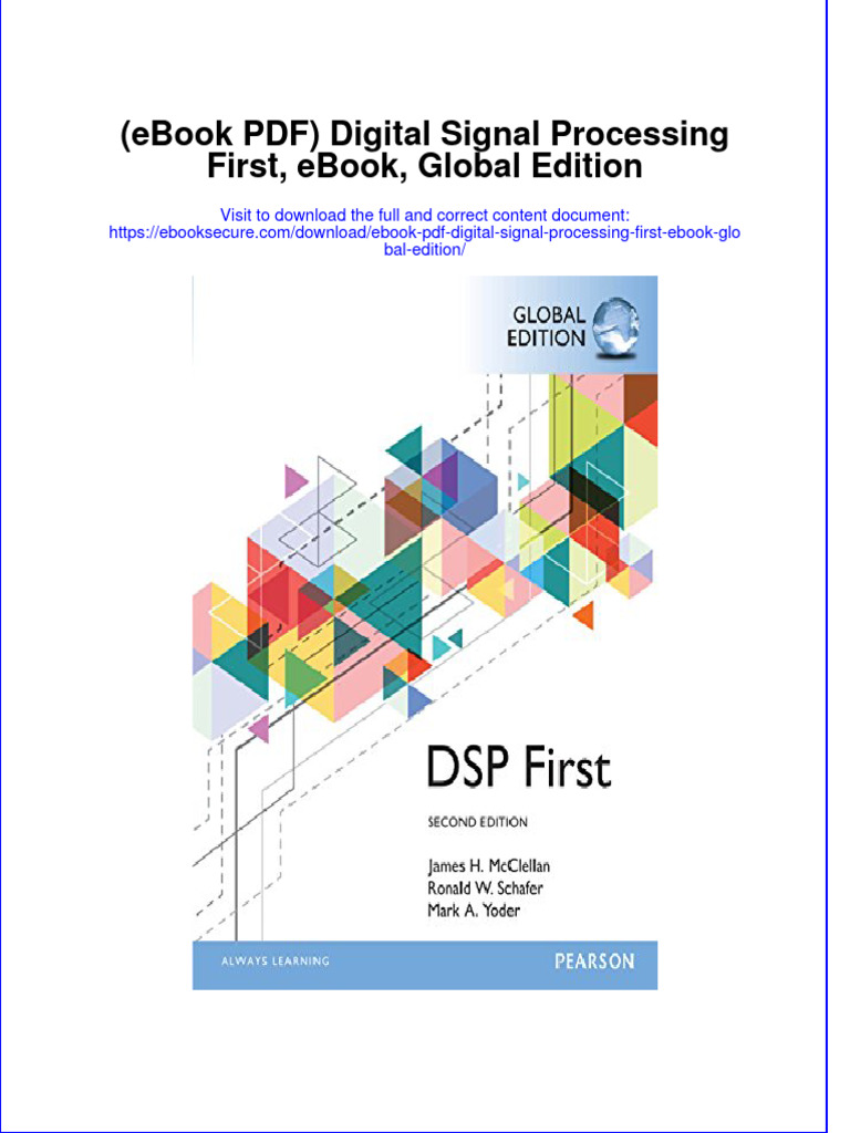Digital Signal Processing First Global Edition Full Chapter PDF Discrete Fourier Transform