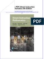 Direct Instruction Mathematics 5Th Edition Full Chapter