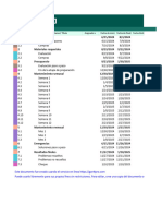 Maintenance Schedule Template