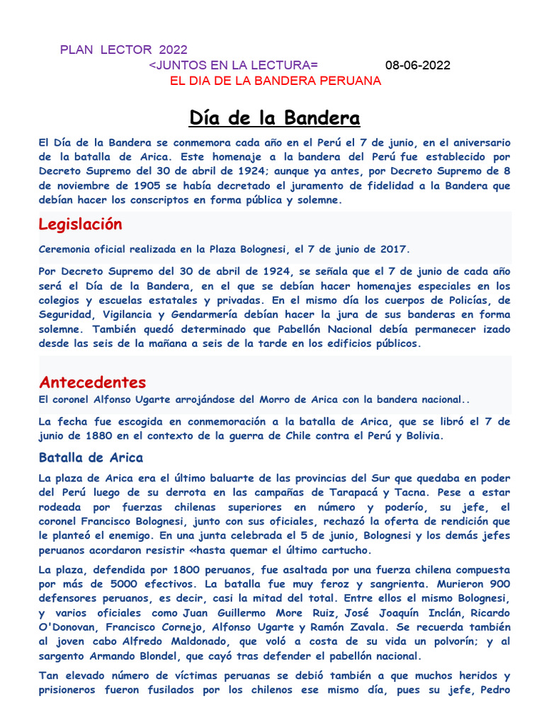 Dia de La Bandera | PDF