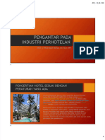 PDF Klasifikasi Dan Karakteristik Industri Perhotelan