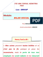 Bilan Social Cours 2023-24 Lus Ad-Grh