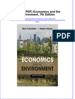 Economics and The Environment 7Th Edition Full Chapter