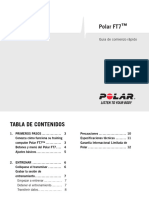 Polar FT7 Getting Started Guide Espanol