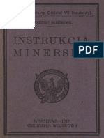 Instrukcja Minerska 1919