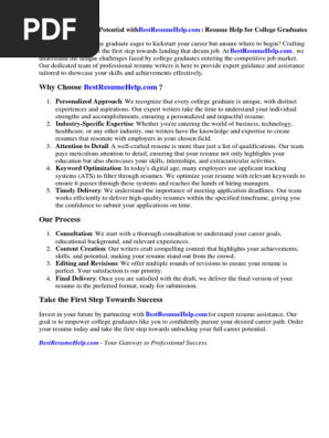 Resume Help for College Graduates