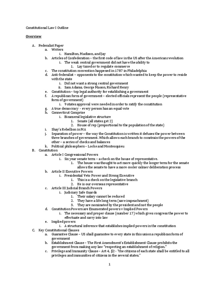 Law school outline template word picture