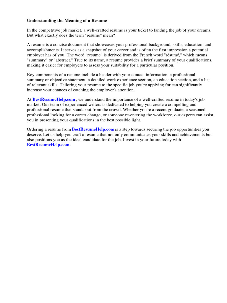 what-does-resume-mean-pdf-r-sum