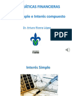 Interes Simple y Compuesto Arturo Rivera Lopez