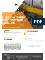 Elaboracion y Curado de Especimenes