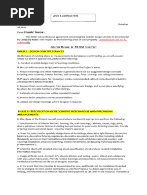 CONTRACT PROPOSAL
