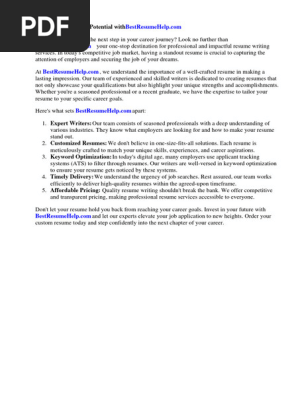 Transportation Resume