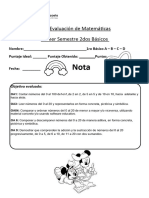 Evaluación Diagnostica de Matemáticas 2024