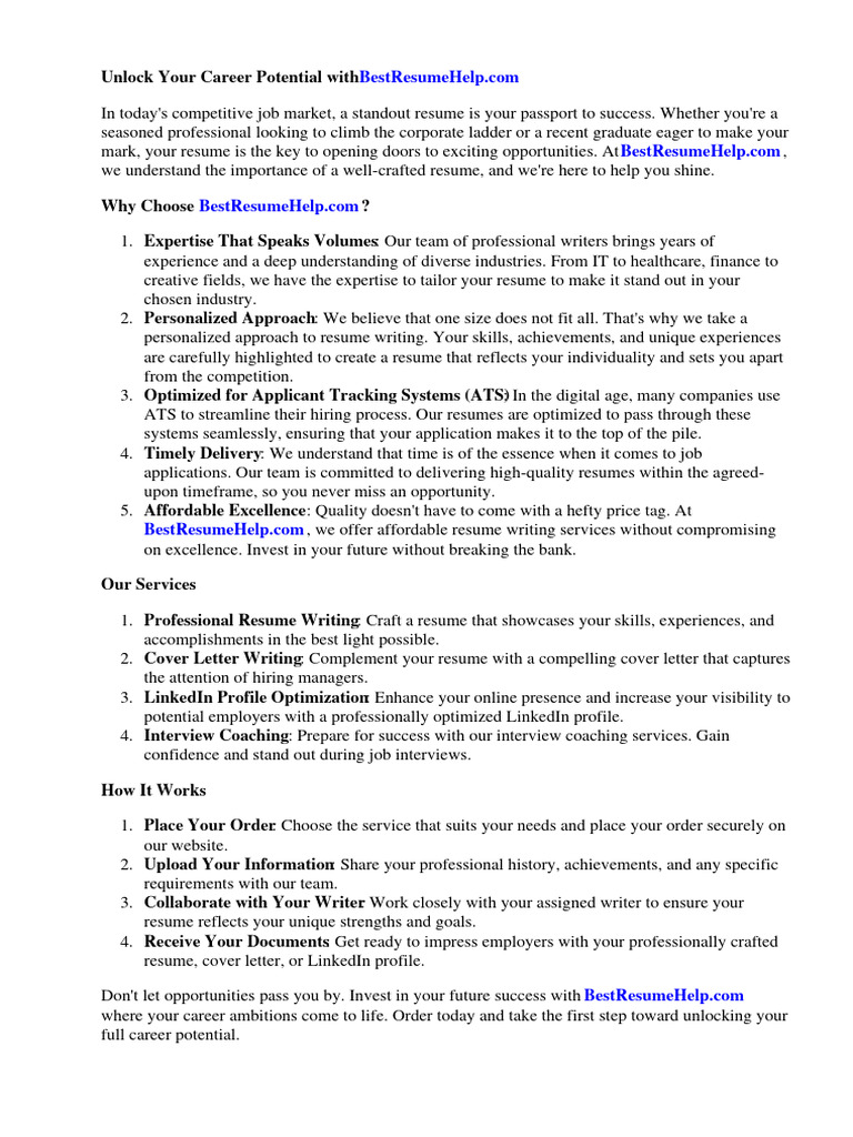 Best Google Doc Resume Template PDF Résumé Linked In