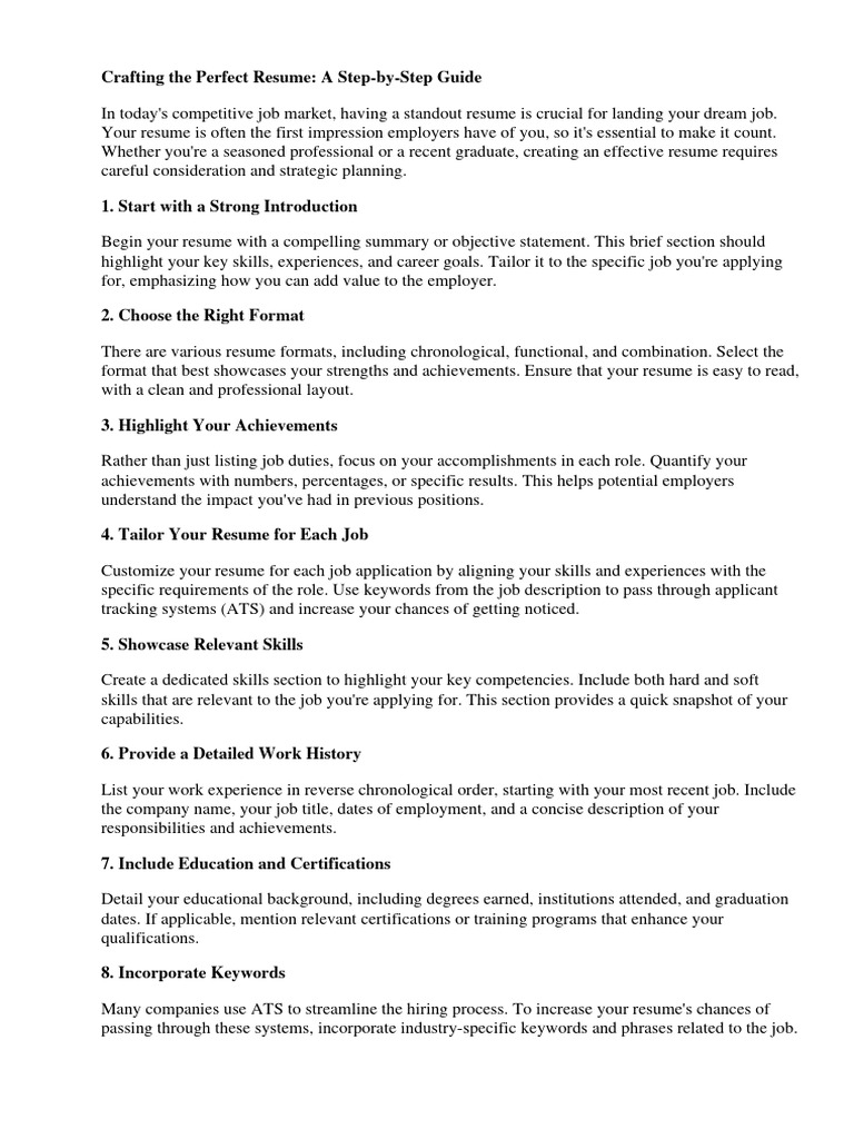 How To Make A Resume More Visually - 1718472738