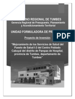 Perfil Salud Tumbes