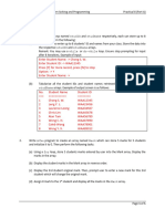 Practical 8 (Part A) - Array I