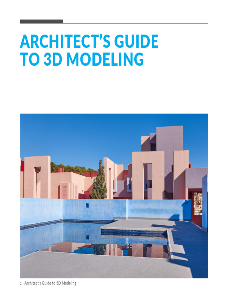 3D Modeling Guide for Architects | PDF | Computer Aided Design | 3 D ...