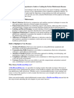 Phlebotomist Job Description For Resume