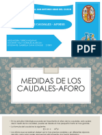 Medida de Los Caudales-Aforo