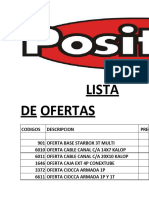 Lista de Ofertas