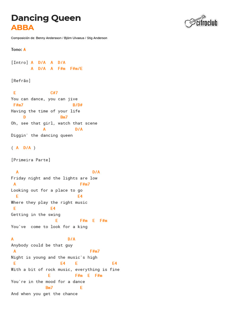 cifra-club-abba-dancing-queen-pdf-pop-rock-songs-written