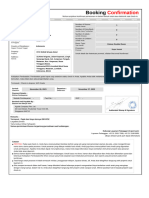 Confirmation For Booking ID # 1119902029