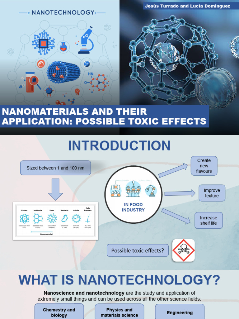 Nanomaterials and Their Application Possible Toxic Effects | PDF ...