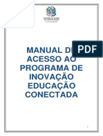 Manual de Acesso e Perguntas Frequentes Referente A Adesão Ao Programa de Inovação Educação Conectada