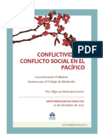 CONFLICTIVIDAD Y CONFLICTO SOCIAL EN EL PACIFICO. Caracterizacion Preliminar