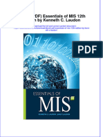 Essentials of Mis 12Th Edition by Kenneth C Laudon Full Chapter
