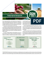 PAM - Produção Agrícola Municipal 2021