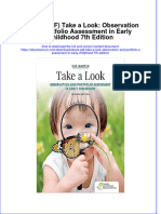 Take A Look Observation and Portfolio Assessment in Early Childhood 7Th Edition Full Chapter