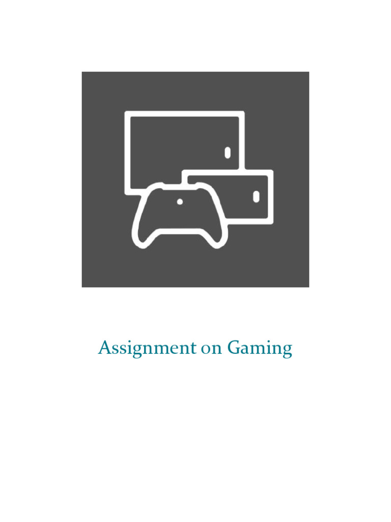 Assignment - Online Gaming1 | PDF