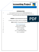 Tally Prime Smart Solutions Project - Lesson 1 To 3