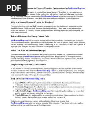 Resume for Freshers Software Testing Samples