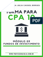 CPA 10 - MÓDULO 09 - Fundos de Investimento