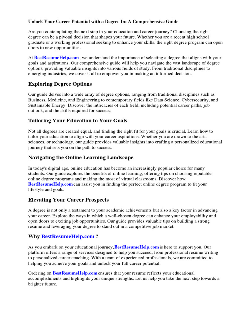 Listing In-Progress Degrees on Resumes | PDF | Résumé | Academic Degree
