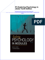 Exploring Psychology in Modules Tenth Edition Full Chapter