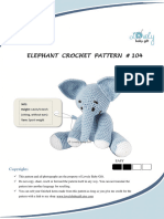 Elefante Crochet