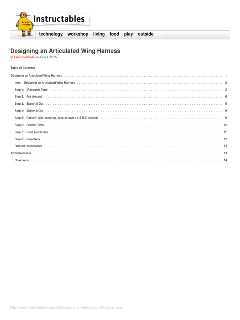 Designing-an-Articulated-Wing-Harness | PDF