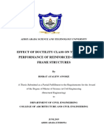 Effect of Ductility Class On The Seismic Performance of Reinforced Concrete