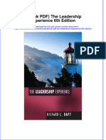 Download The Leadership Experience 6Th Edition full chapter docx